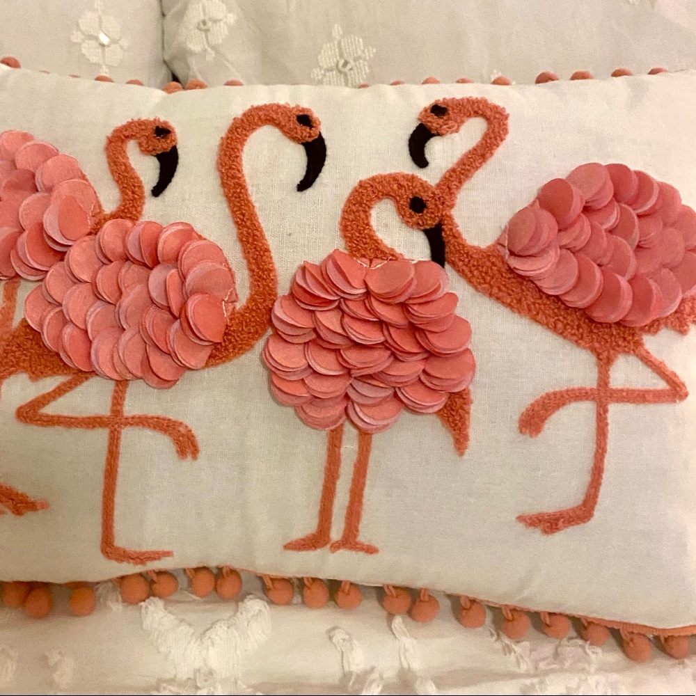 Flamingo pillow